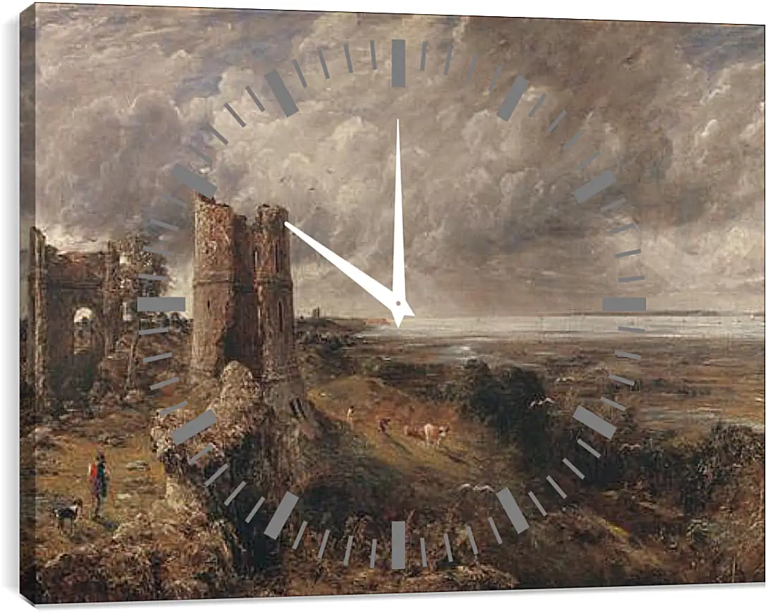 Часы картина - Hadleigh Castle, The Mouth of the Thames  Morning after a Stormy Night. Джон Констебл