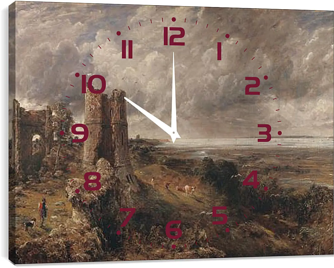 Часы картина - Hadleigh Castle, The Mouth of the Thames  Morning after a Stormy Night. Джон Констебл