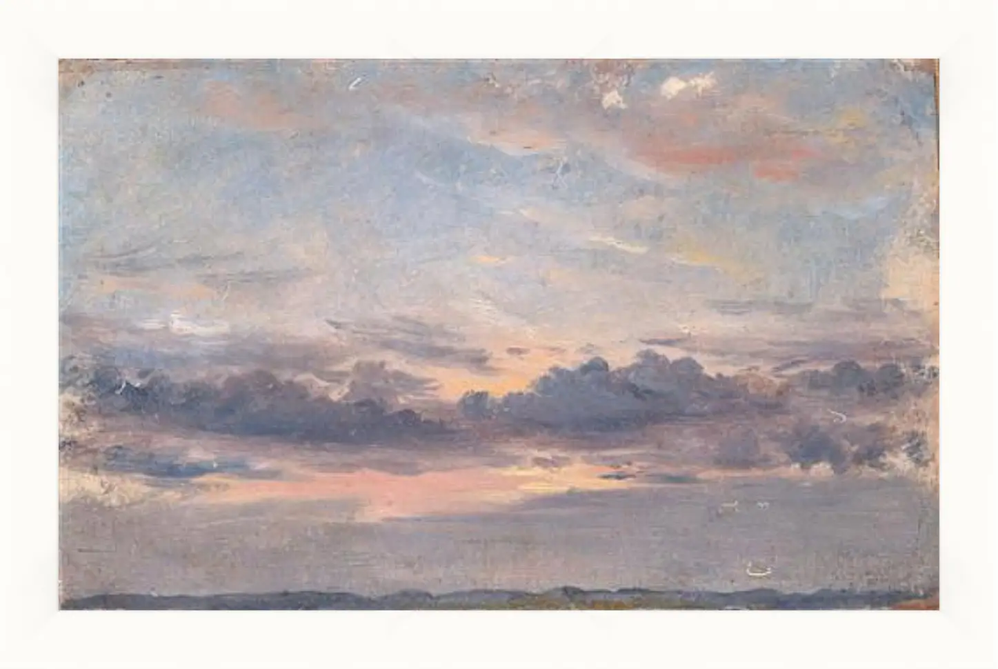 Картина в раме - A Cloud Study Sunset. Джон Констебл