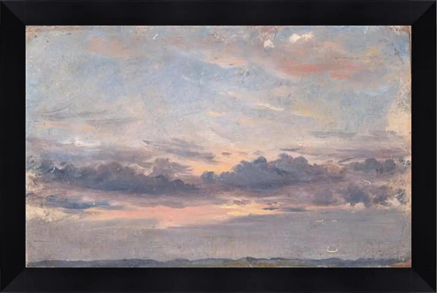 Картина в раме - A Cloud Study Sunset. Джон Констебл