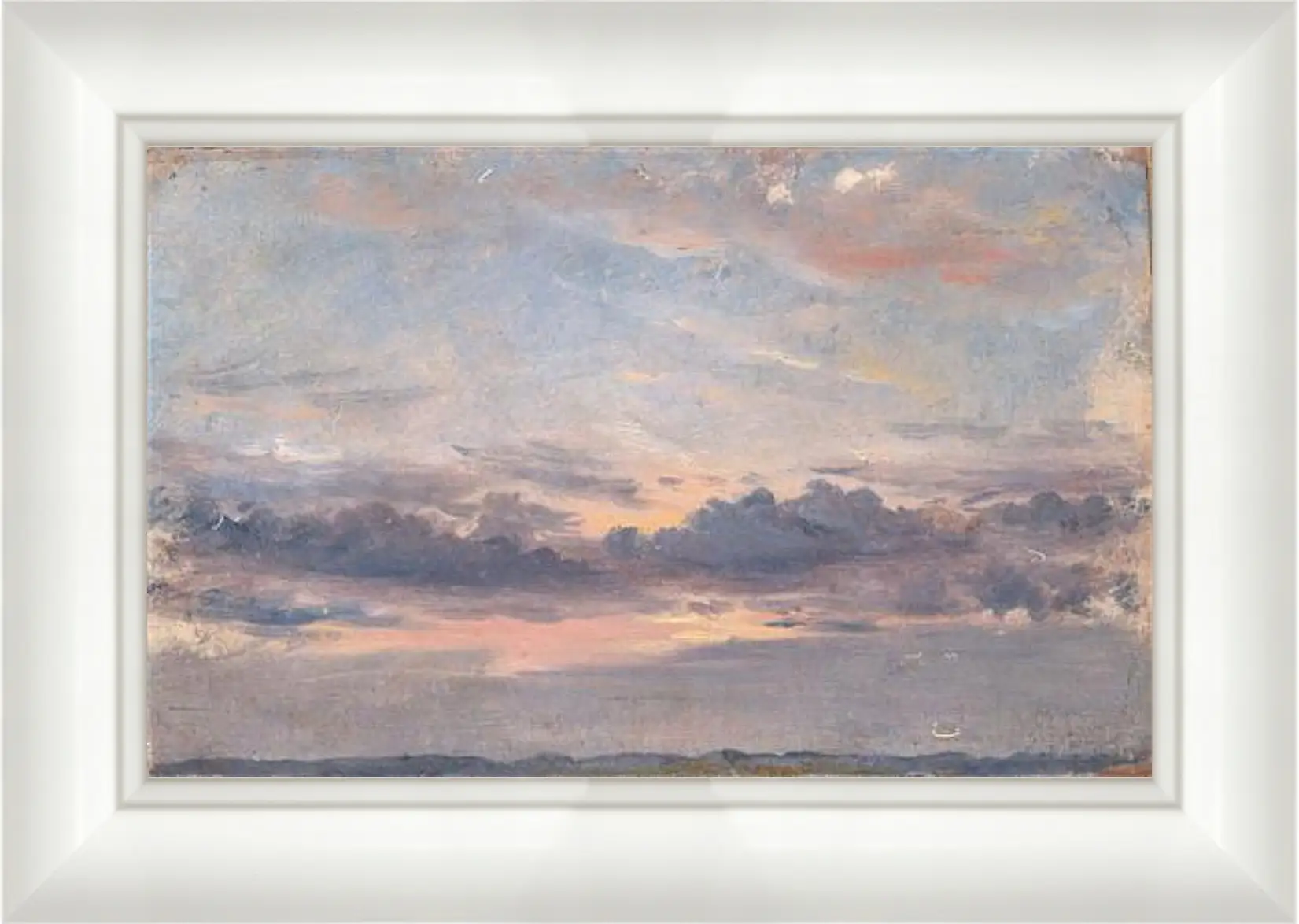 Картина в раме - A Cloud Study Sunset. Джон Констебл