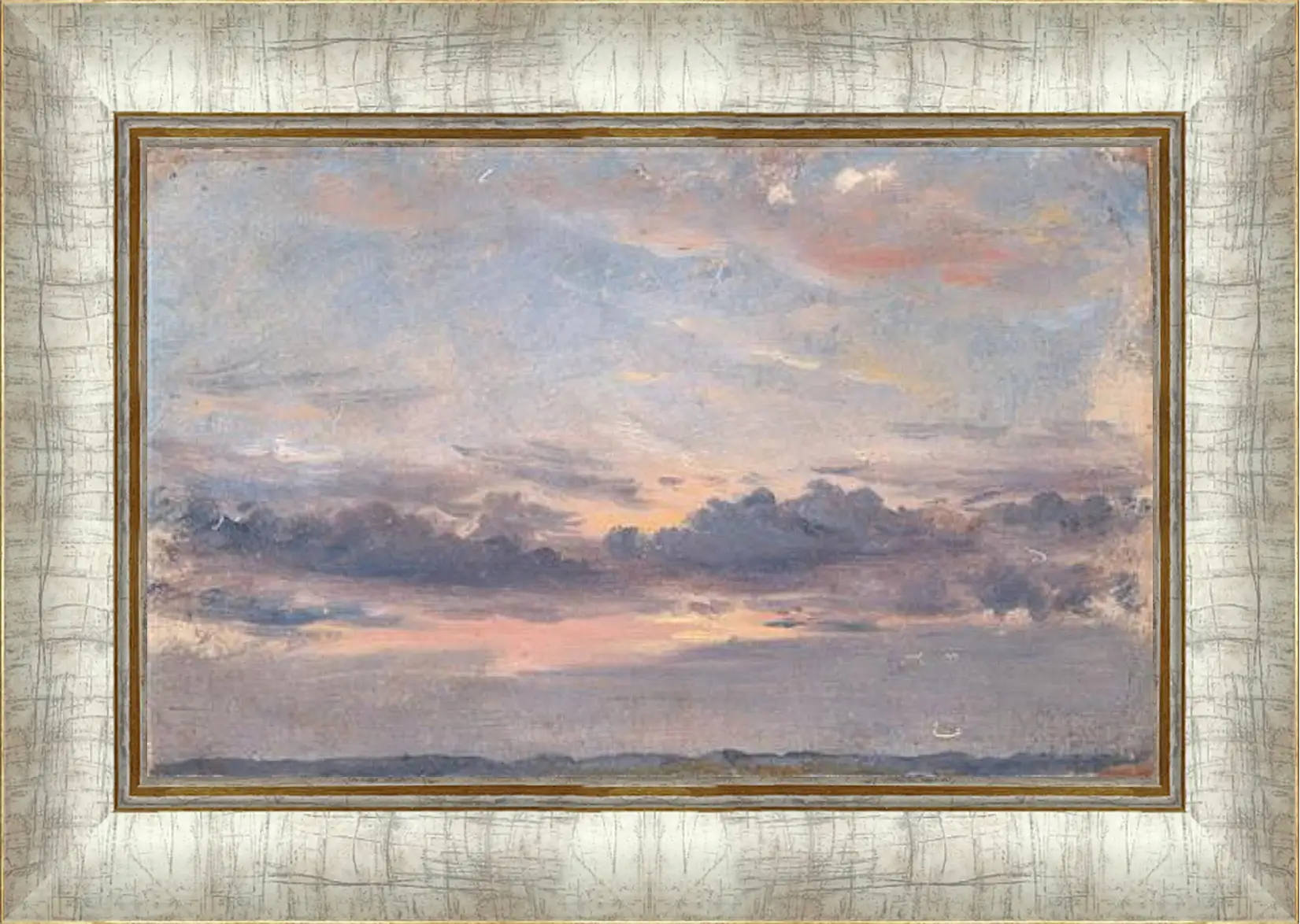 Картина в раме - A Cloud Study Sunset. Джон Констебл