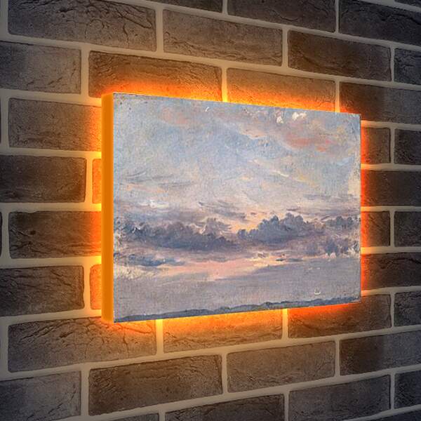 Лайтбокс световая панель - A Cloud Study Sunset. Джон Констебл