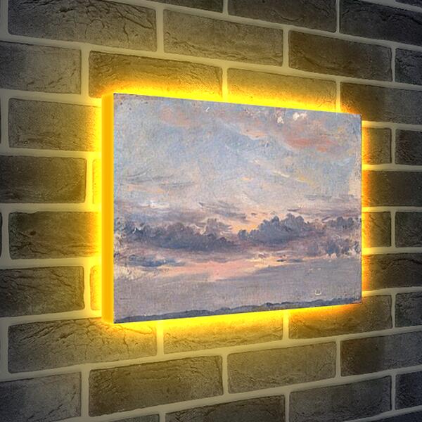 Лайтбокс световая панель - A Cloud Study Sunset. Джон Констебл