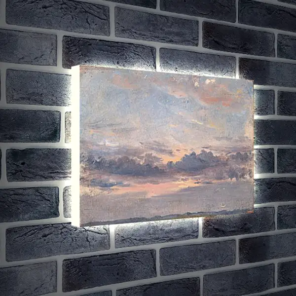 Лайтбокс световая панель - A Cloud Study Sunset. Джон Констебл