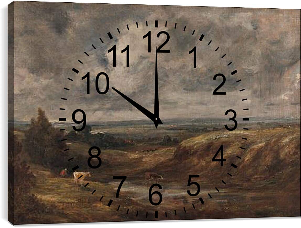 Часы картина - Hampstead Heath. Джон Констебл