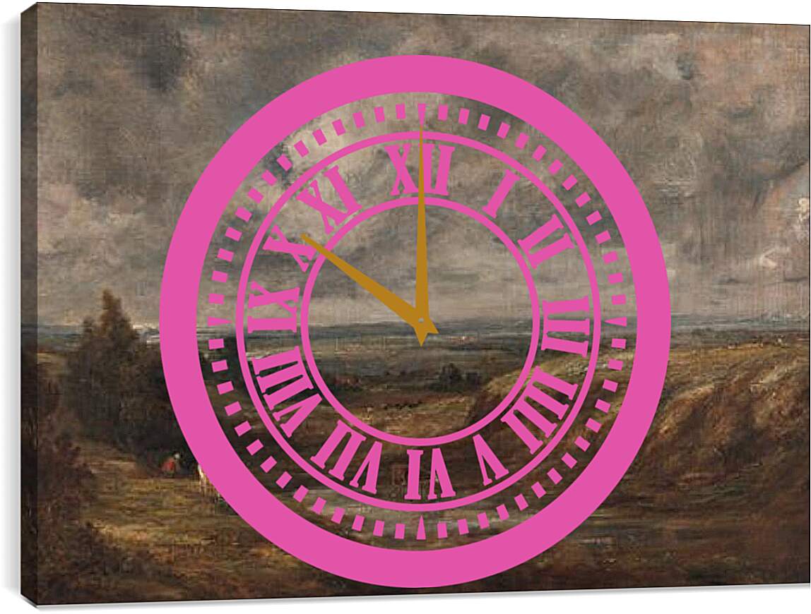 Часы картина - Hampstead Heath. Джон Констебл