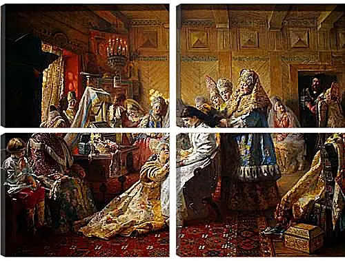 Модульная картина - Под венец. Маковский Константин