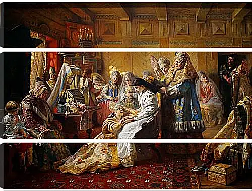 Модульная картина - Под венец. Маковский Константин