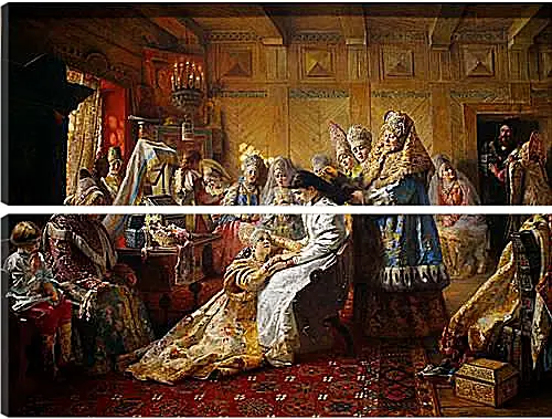 Модульная картина - Под венец. Маковский Константин