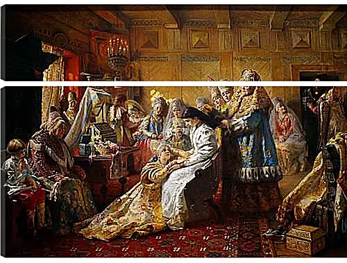 Модульная картина - Под венец. Маковский Константин