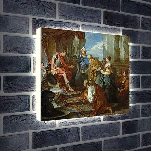 Лайтбокс световая панель - Joseph presenting his father and brothers to Pharaoh. Франсуа Буше