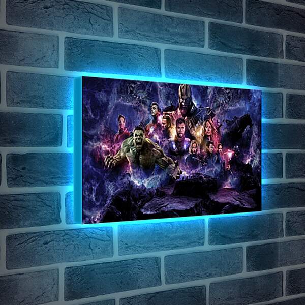 Лайтбокс световая панель - Мстители Война бесконечности