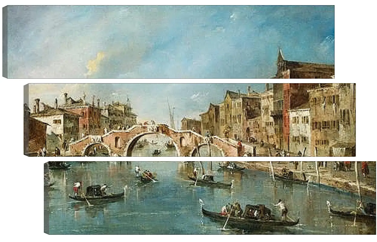 Модульная картина - Venetian. Франческо Гварди