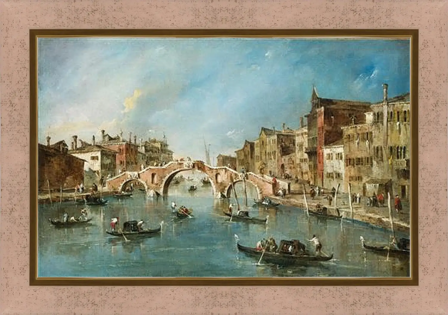 Картина в раме - Venetian. Франческо Гварди