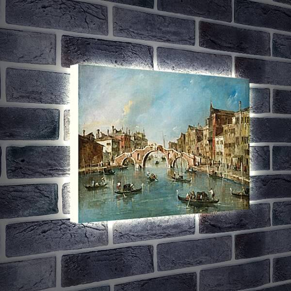 Лайтбокс световая панель - Venetian. Франческо Гварди