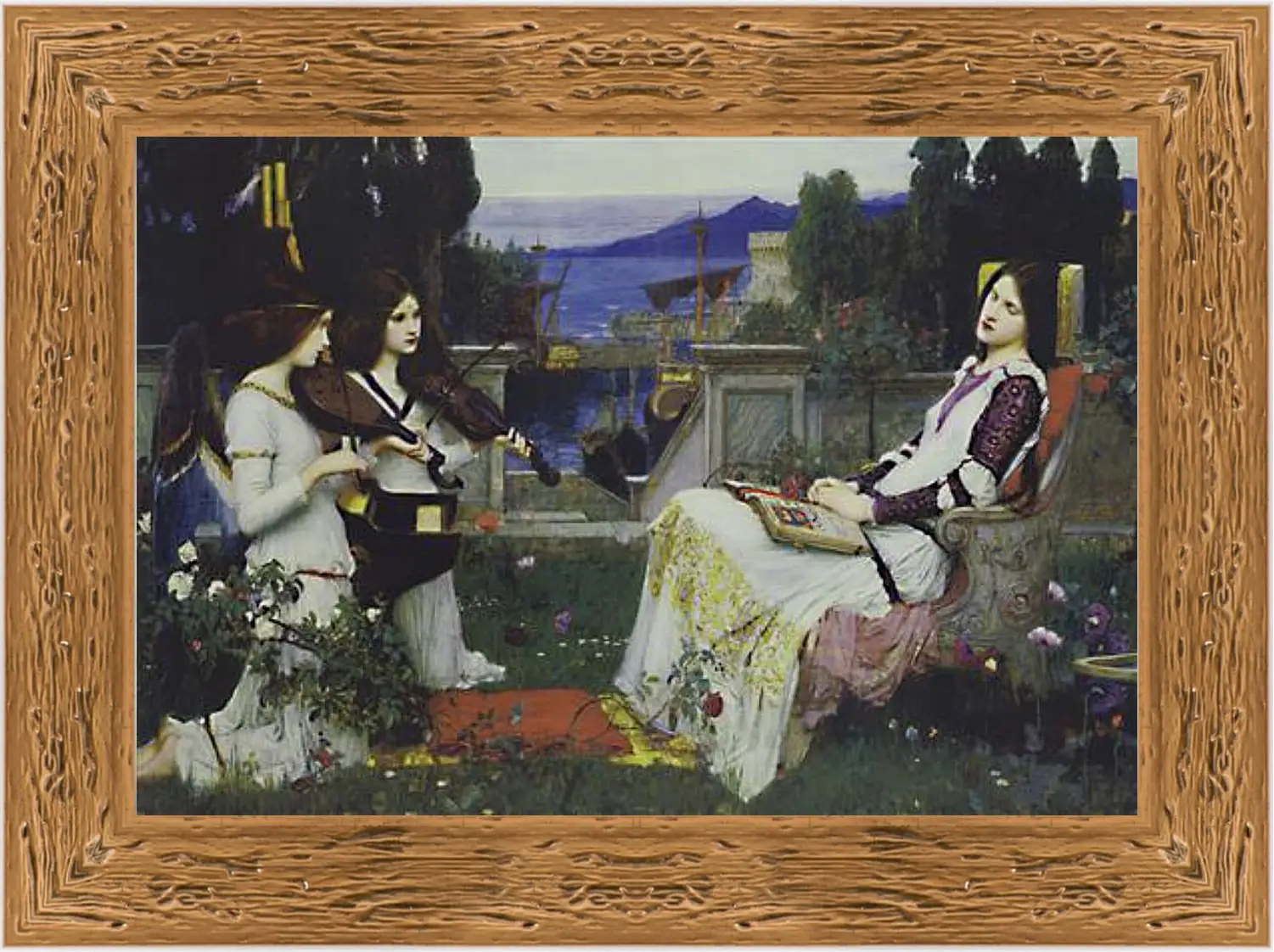 Картина в раме - St.cecilia. Джон Уотерхаус