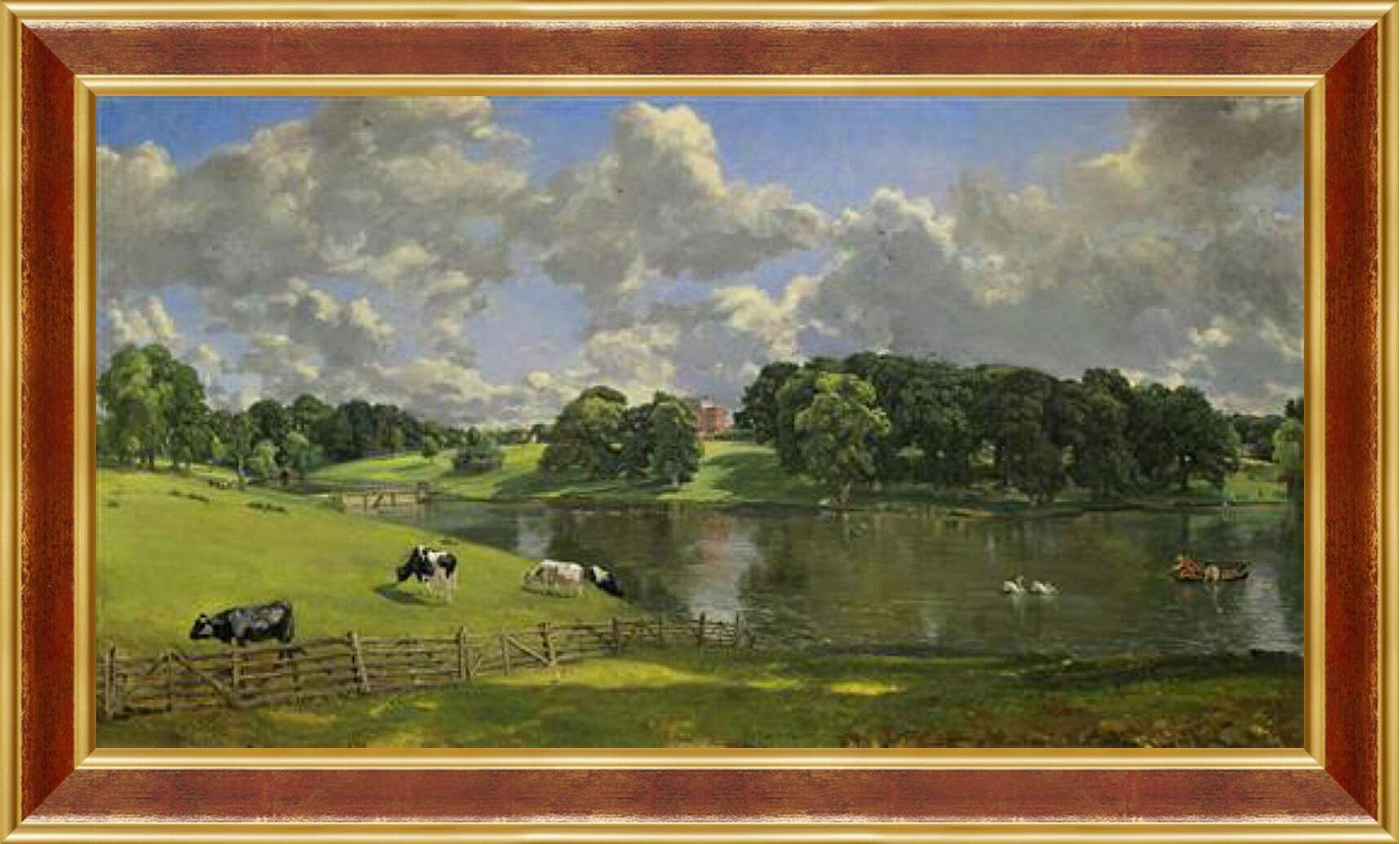 Картина в раме - Wivenhoe Park, Essex. Джон Констебл