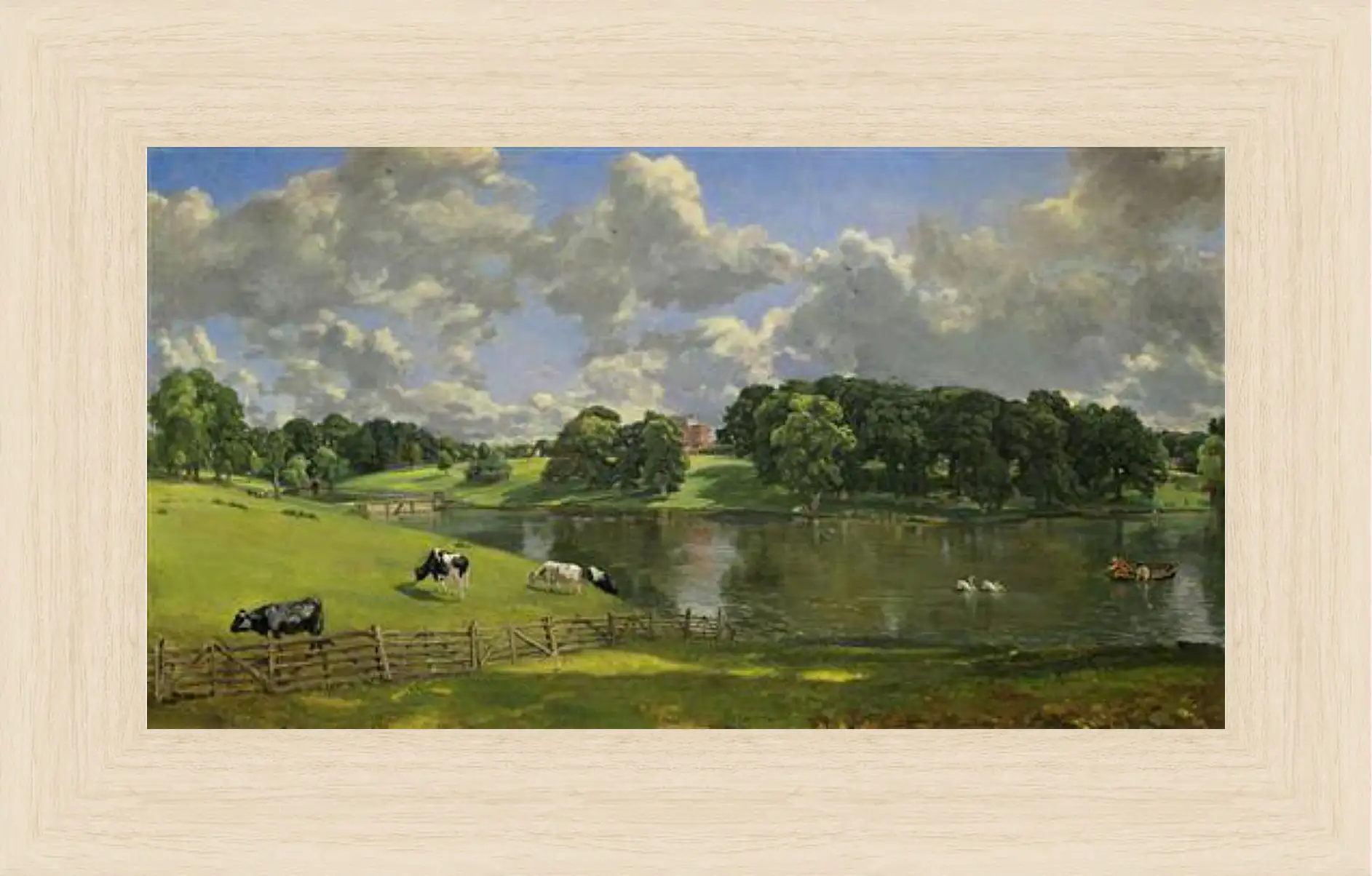 Картина в раме - Wivenhoe Park, Essex. Джон Констебл