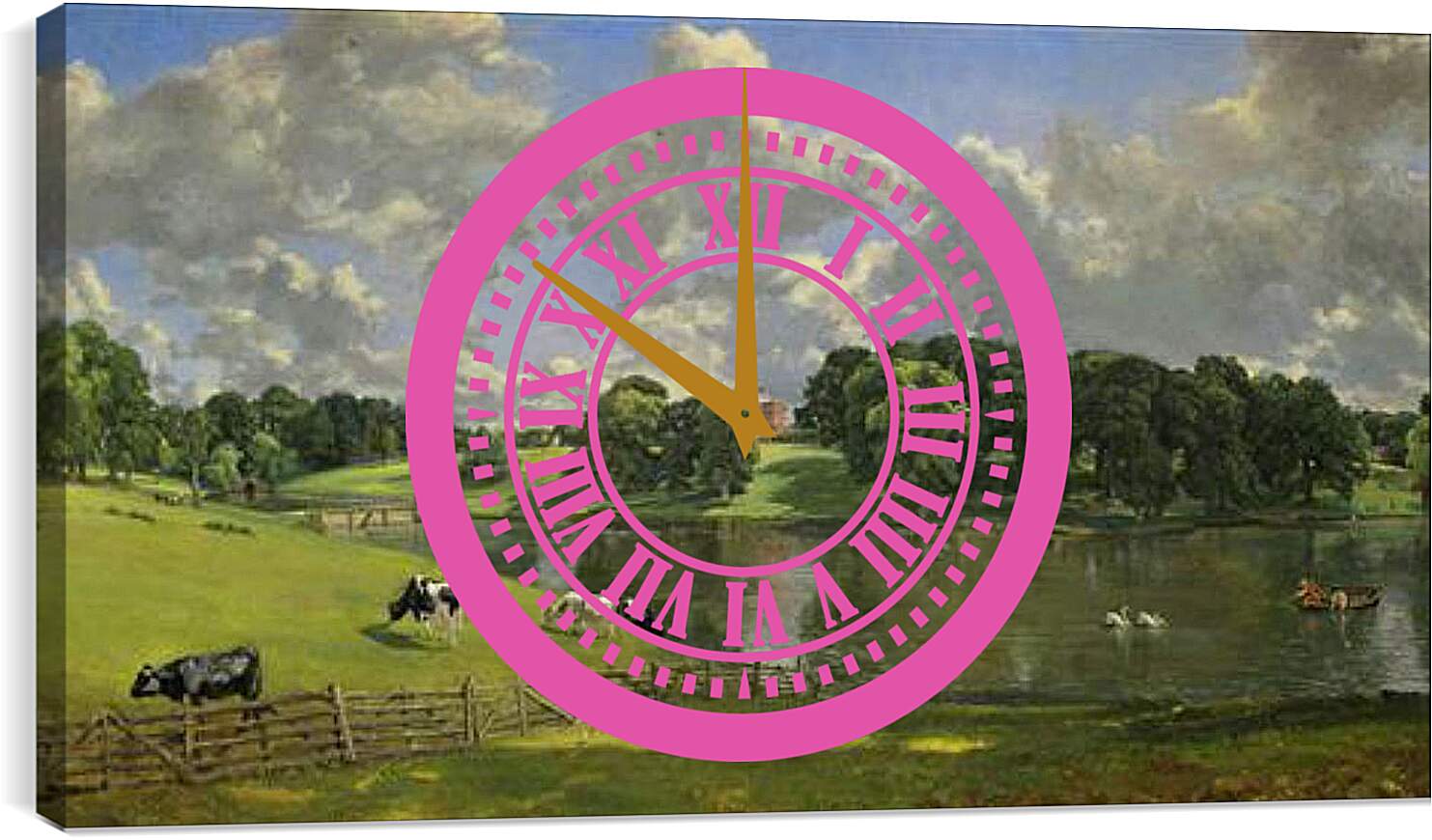 Часы картина - Wivenhoe Park, Essex. Джон Констебл