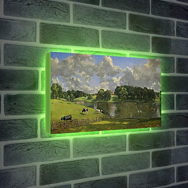 Лайтбокс световая панель - Wivenhoe Park, Essex. Джон Констебл