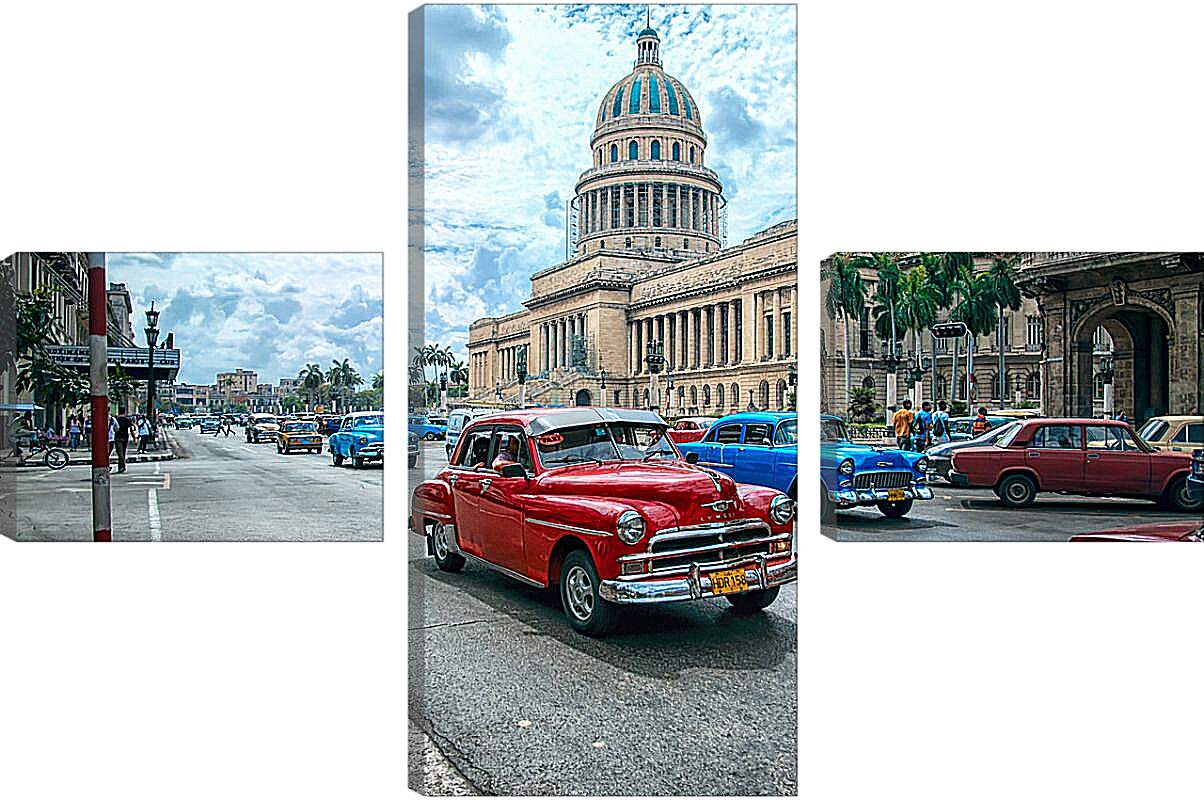 Модульная картина - Гавана Куба