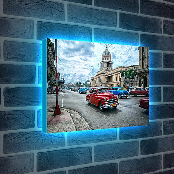 Лайтбокс световая панель - Гавана Куба