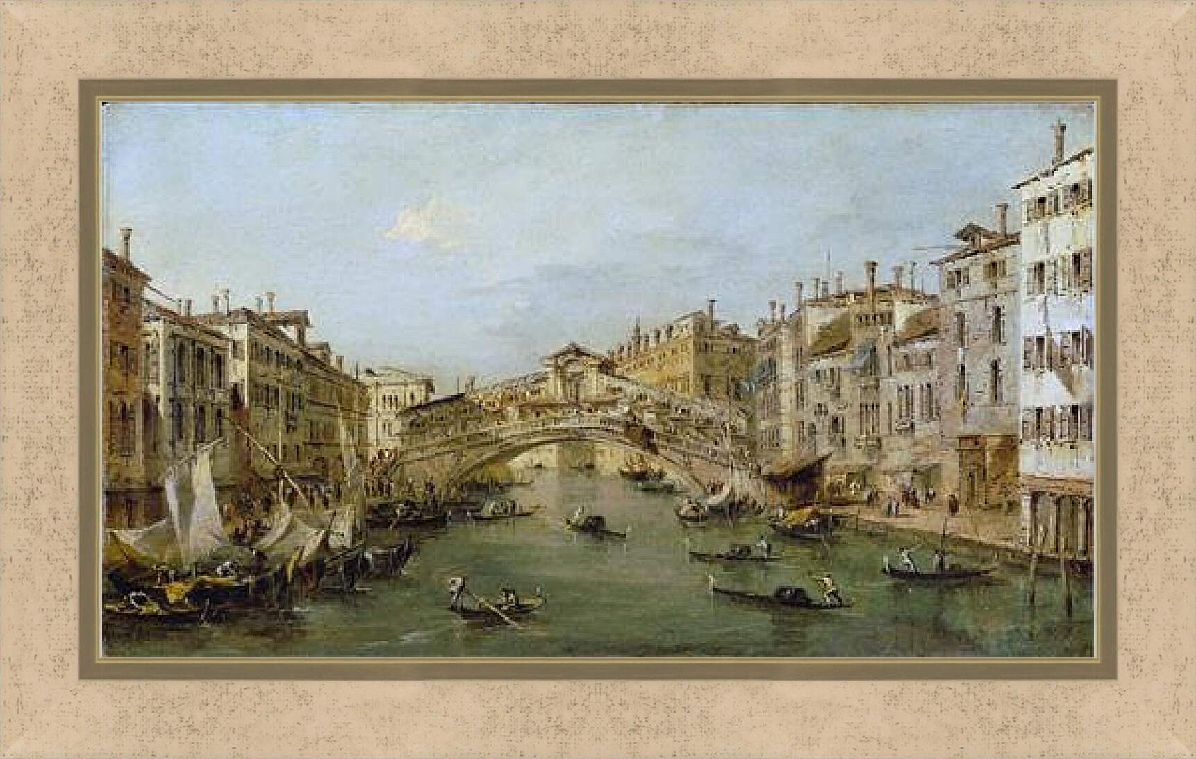 Картина в раме - Санта Мрия. Франческо Гварди
