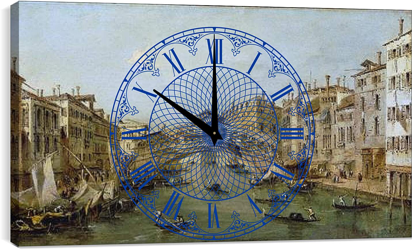 Часы картина - Санта Мрия. Франческо Гварди