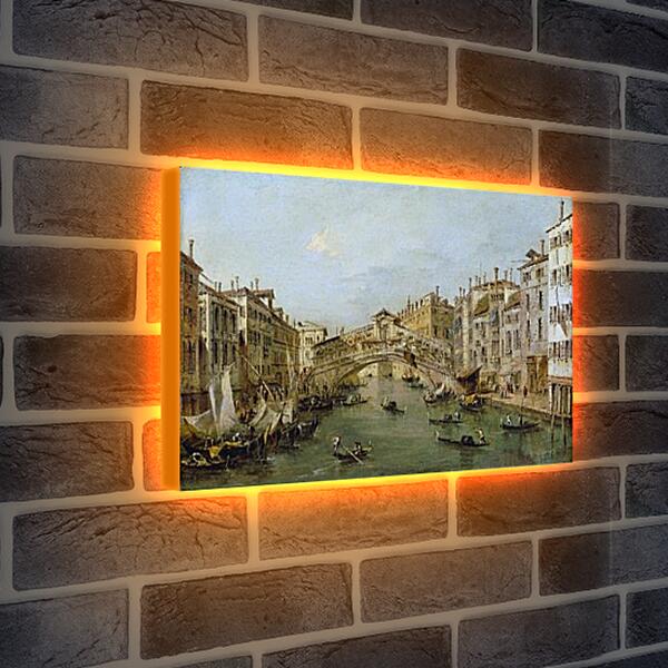 Лайтбокс световая панель - Санта Мрия. Франческо Гварди