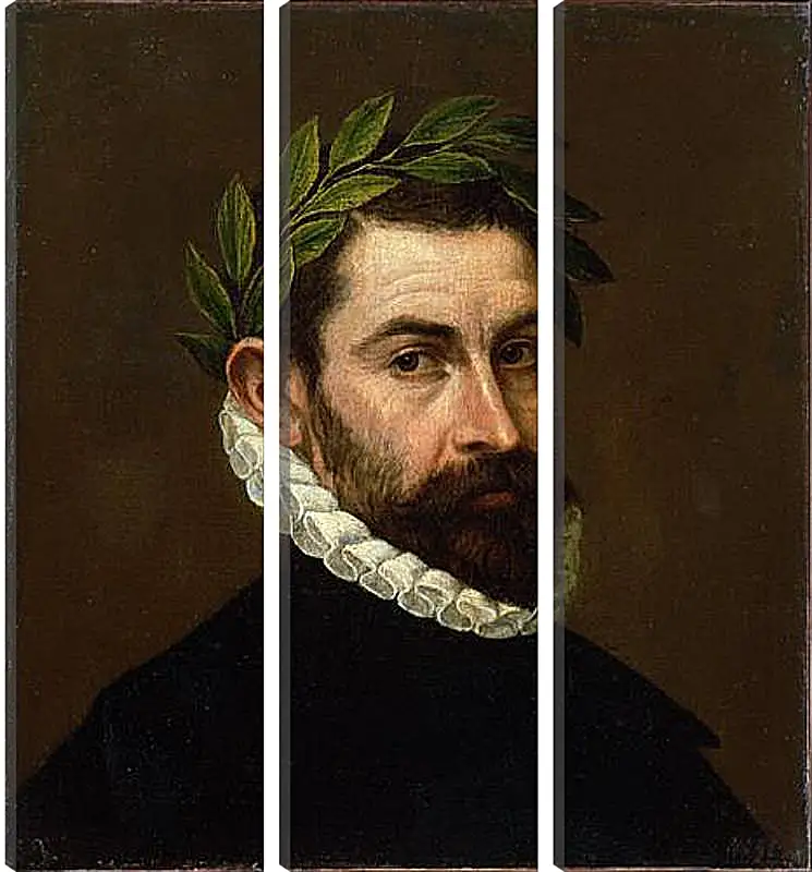 Модульная картина - Portrait of the Poet Alonso Ercilla y Zuniga. Эль Греко