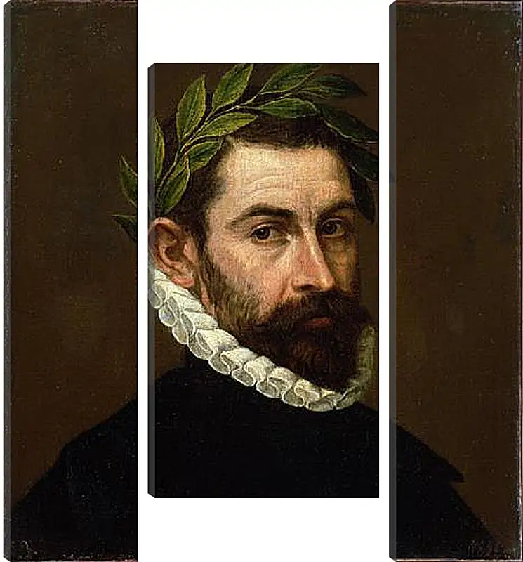 Модульная картина - Portrait of the Poet Alonso Ercilla y Zuniga. Эль Греко