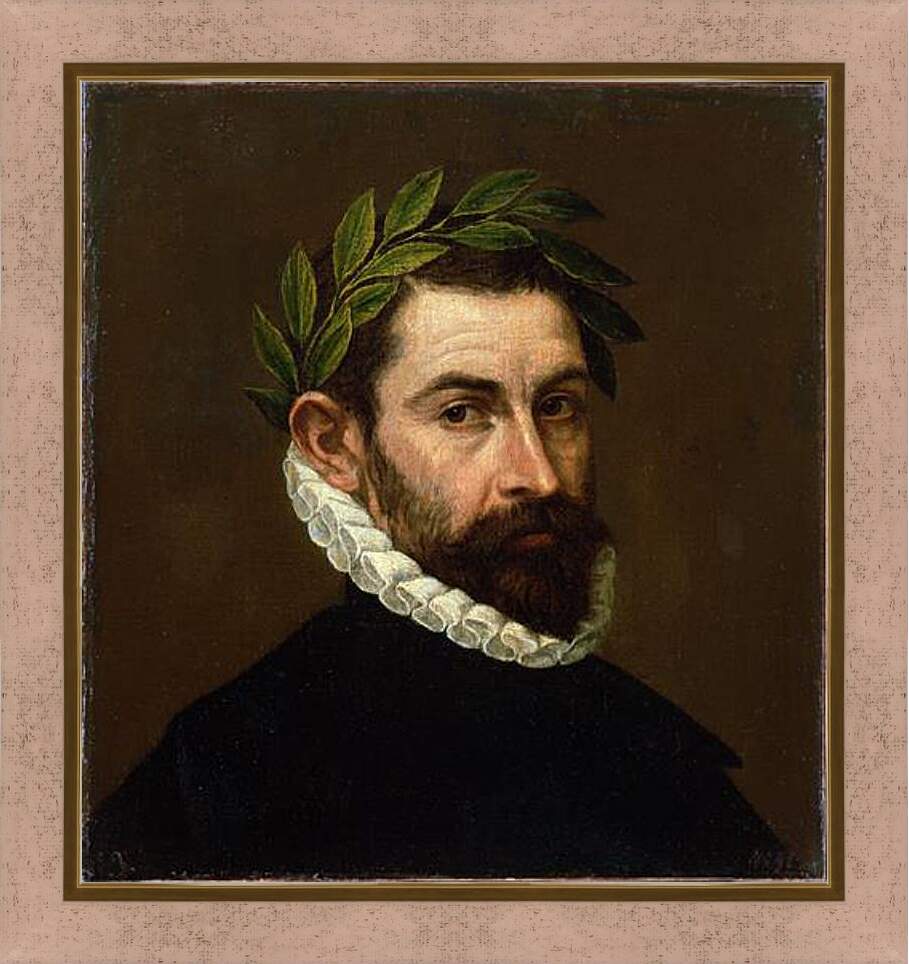 Картина в раме - Portrait of the Poet Alonso Ercilla y Zuniga. Эль Греко