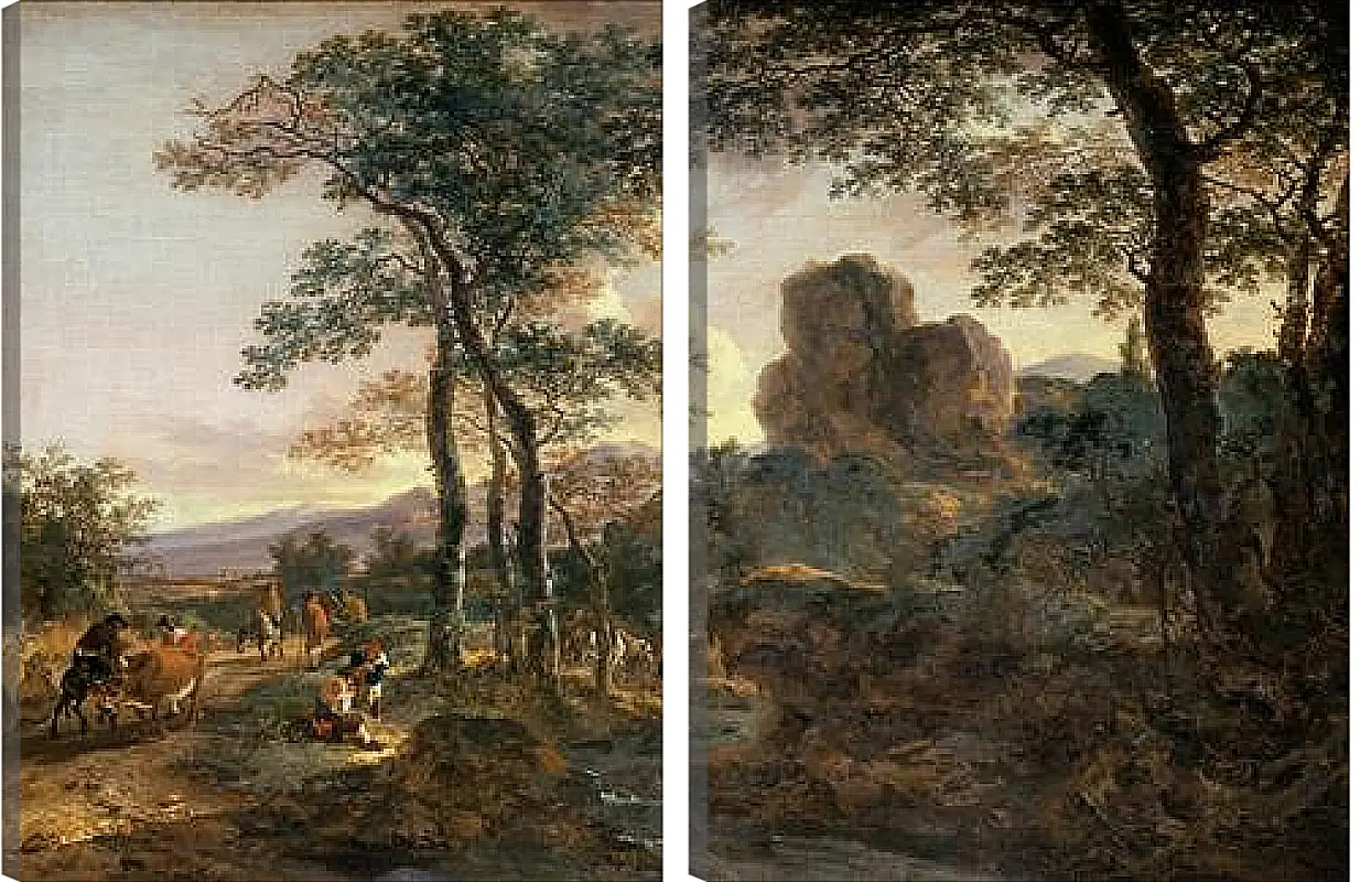 Модульная картина - A Mountain Path. Ян Бот