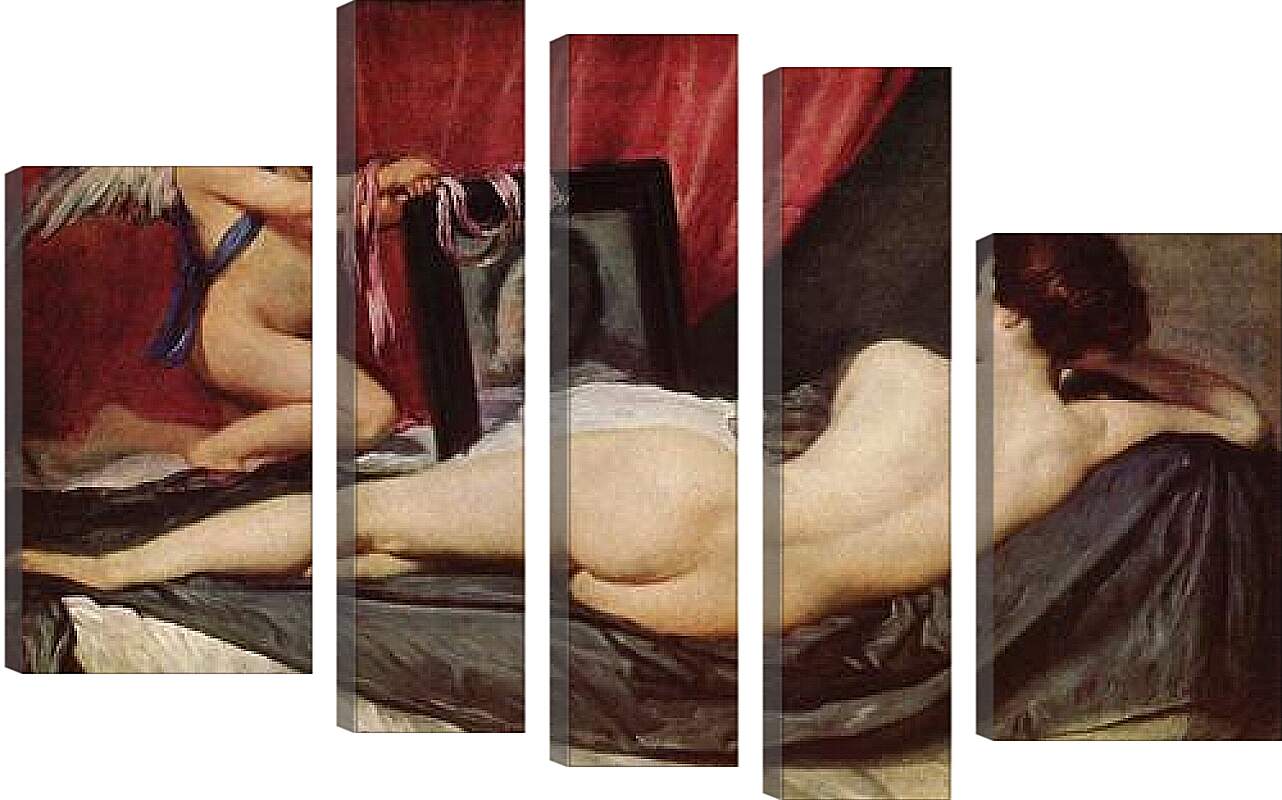Модульная картина - Венера с зеркалом. Диего Веласкес
