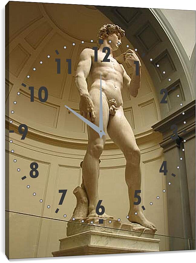 Часы картина - David. Микеланджело Буонарроти