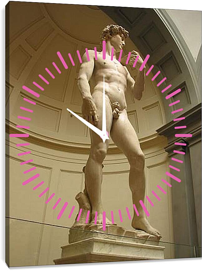 Часы картина - David. Микеланджело Буонарроти