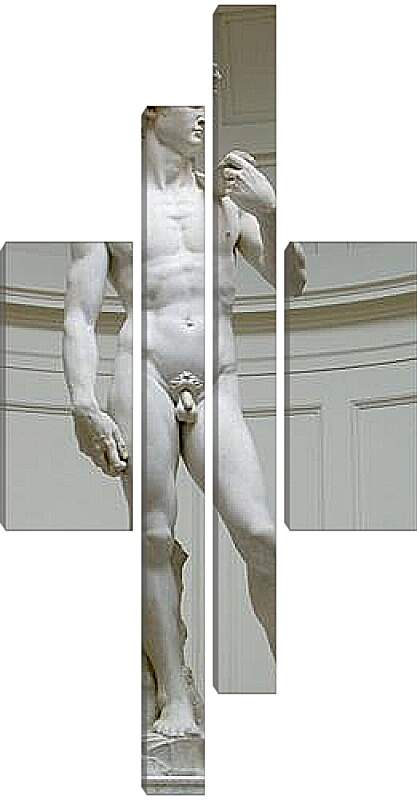 Модульная картина - Давид. Микеланджело Буонарроти
