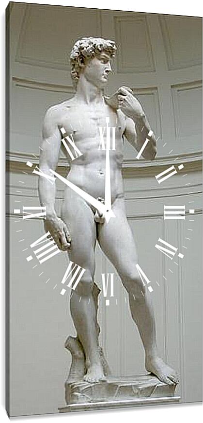 Часы картина - Давид. Микеланджело Буонарроти