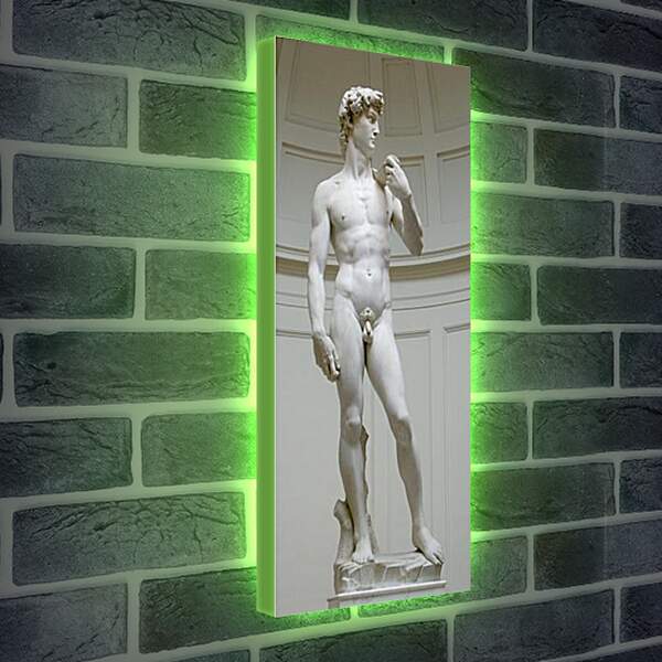 Лайтбокс световая панель - Давид. Микеланджело Буонарроти