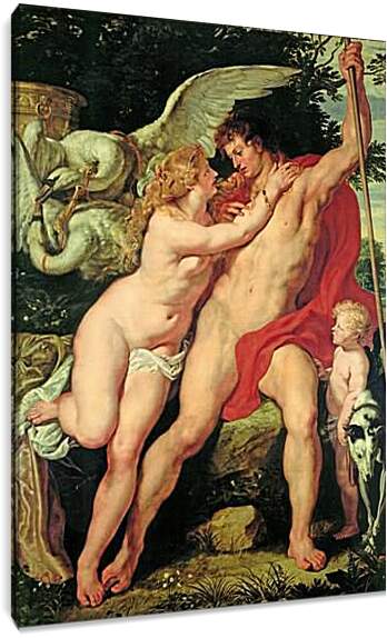 Постер и плакат - Венера и Адонис. Питер Пауль Рубенс