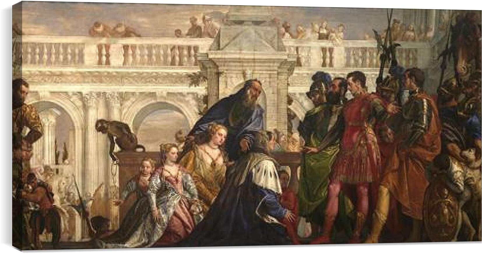 Постер и плакат - The family of Darius before Alexander. Паоло Веронезе