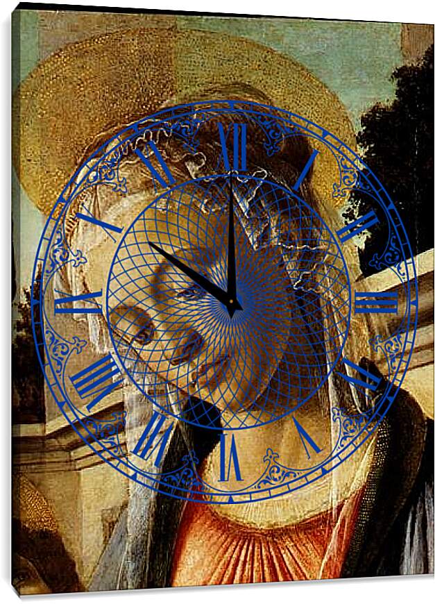 Часы картина - Мадонна Евхаристии. Сандро Боттичелли