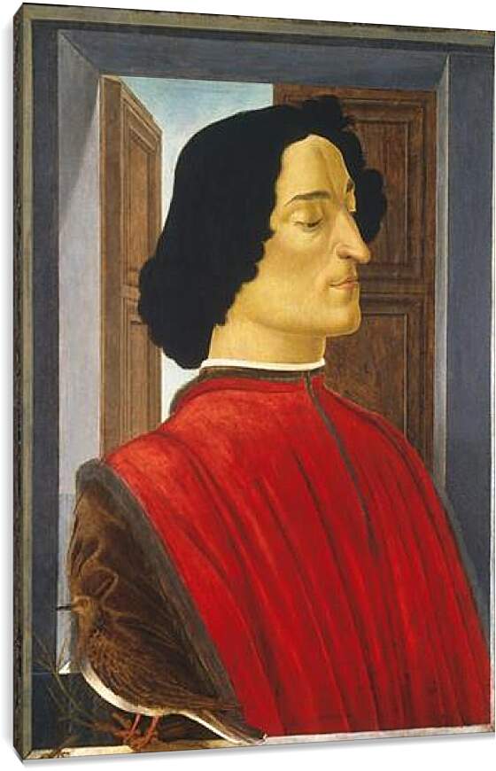 Постер и плакат - Portrait of the Giuliano de Medici. Сандро Боттичелли