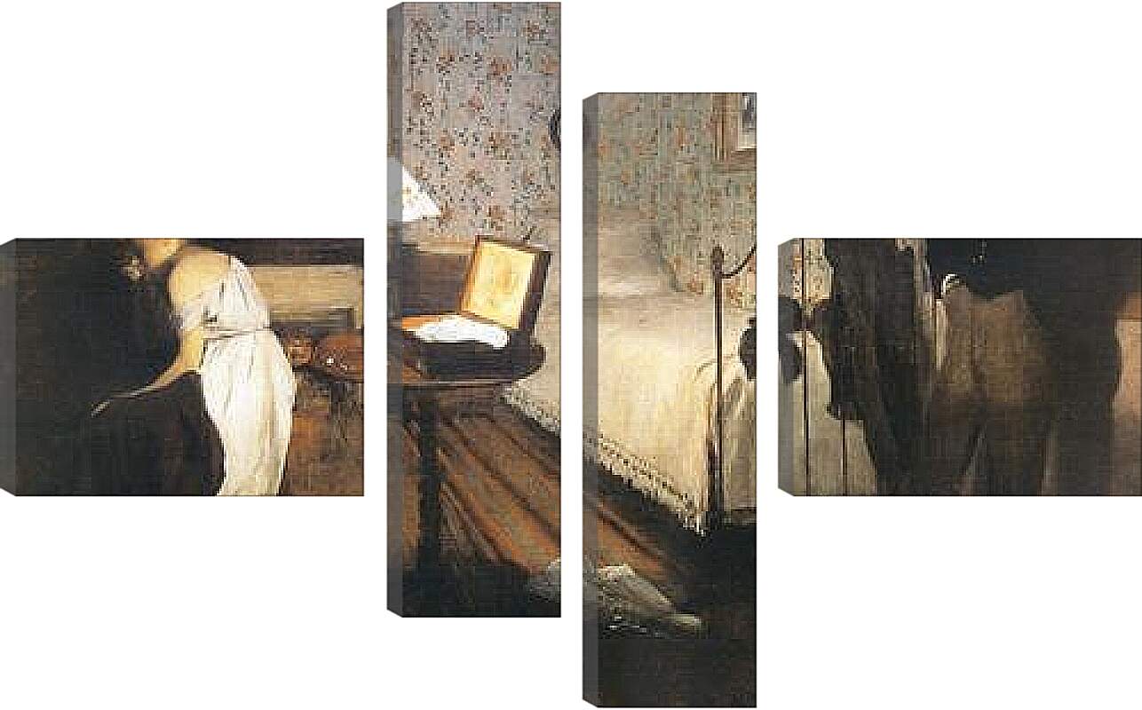 Модульная картина - Le Viol. Эдгар Дега