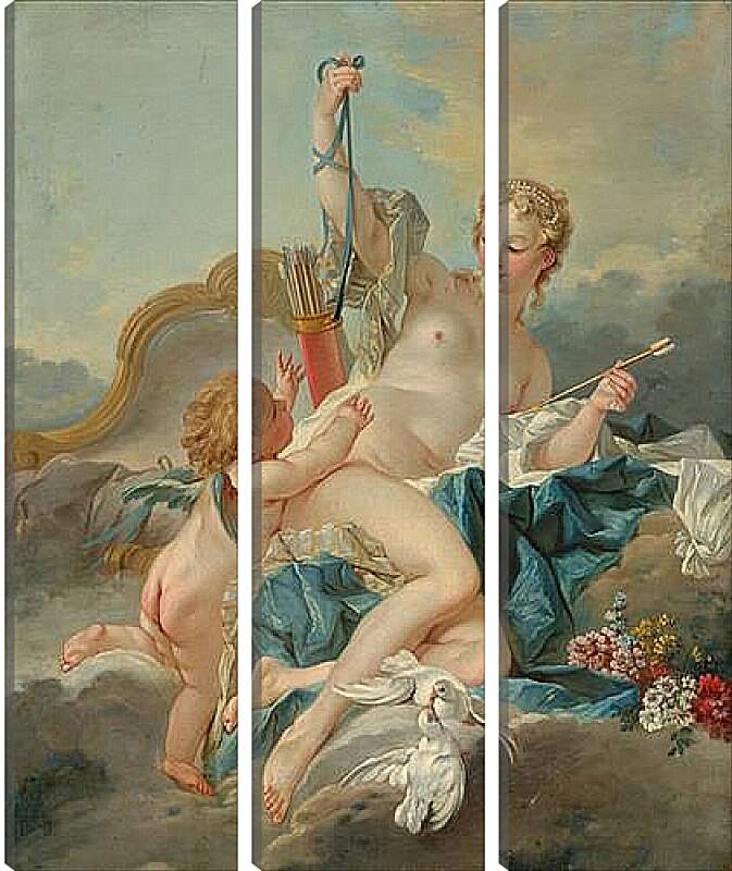 Модульная картина - Венера разоружает амура. Франсуа Буше