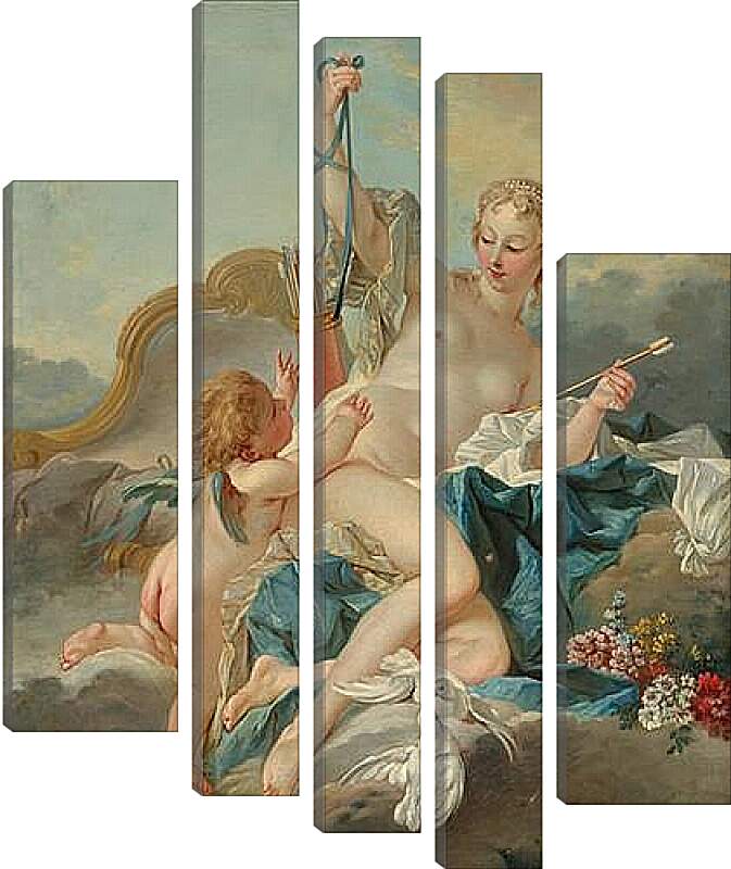 Модульная картина - Венера разоружает амура. Франсуа Буше
