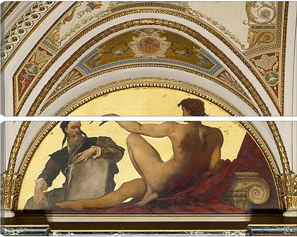 Модульная картина - Hans Makart. Микеланджело Буонарроти
