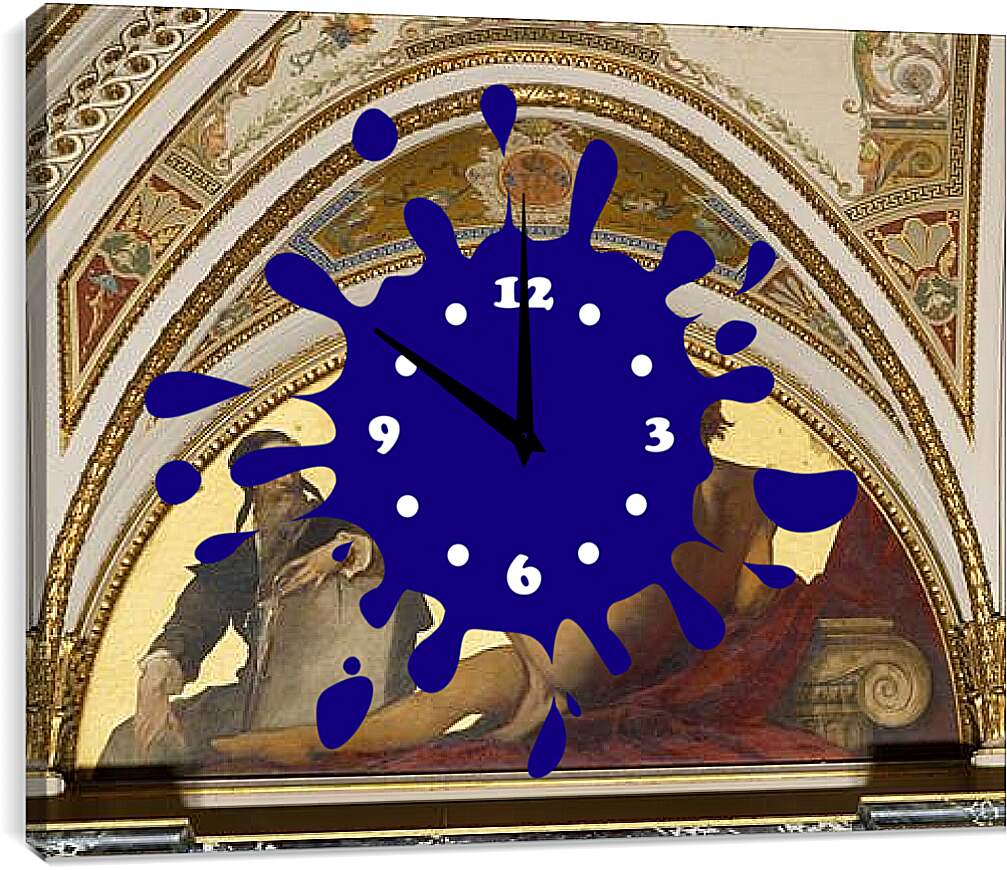 Часы картина - Hans Makart. Микеланджело Буонарроти
