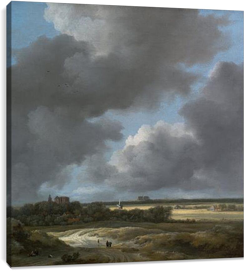 Постер и плакат - Вид на Алкмаар. Якоб ван Рейсдал